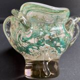Multilayer glass bag cup with metal oxide inclusions - XXth