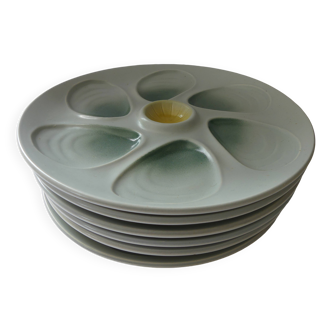 Assiettes à huitres Salins France