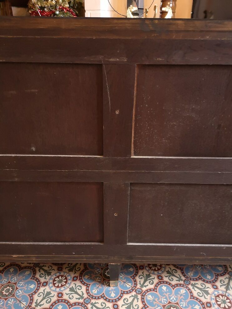 4-Door black laced enfilade by Jean Pascaud 1940 1945 art deco