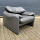 Cassina Maralunga 1zit origineel Anthraciet grijs Topstaat!