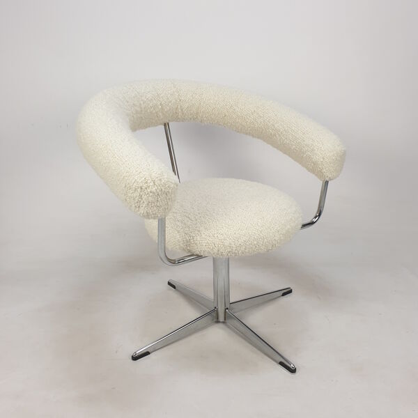 Ensemble de 2 fauteuils ronds, années 1970