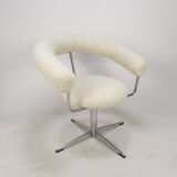 Set of 2 round armchairs, 1970's