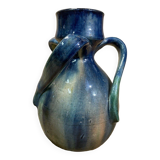 Poterie flamande torhout, vase a anses ancien, céramique xxème, vintage