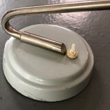 Bauhaus wall lamp in grey metal