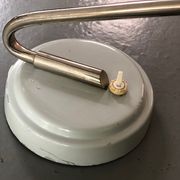 Bauhaus wall lamp in grey metal