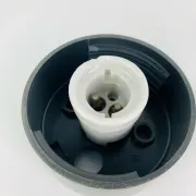 Moulded glass wall light from the 1950s, ceiling light.