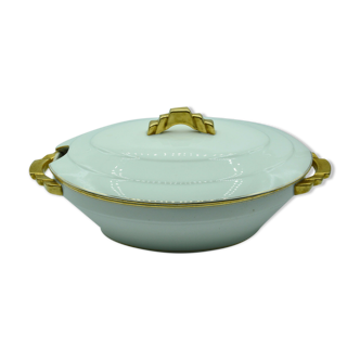 Soupière porcelaine signée Robert Haviland Le Tanneur Limoges