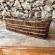 Pot cover in wicker and rattan