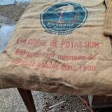 9 potash burlap bag from alsace