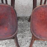 Baumann bistro chairs, 1950s. (Set of 4)