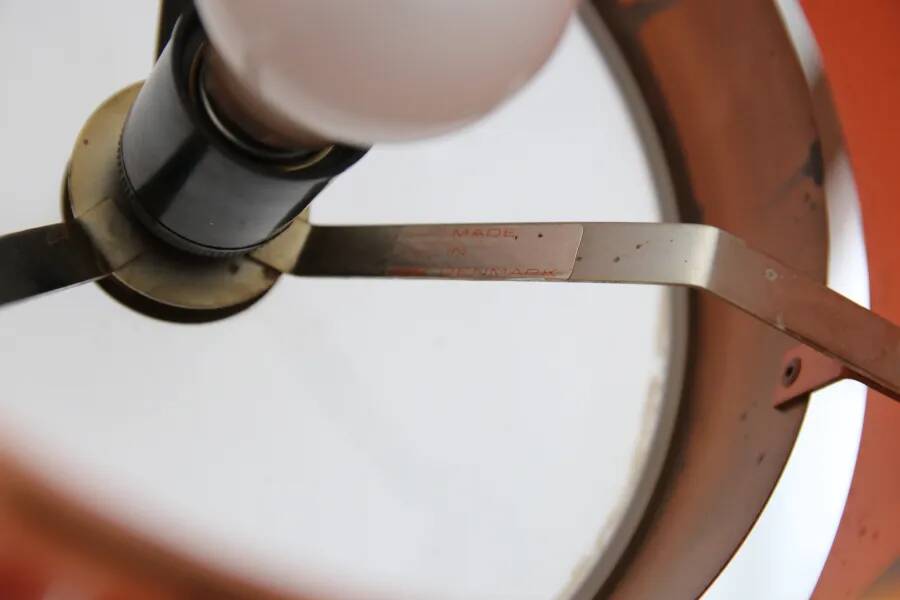 Lampe suspendue Saturn en cuivre Jo Hammerborg par Fog and Morup