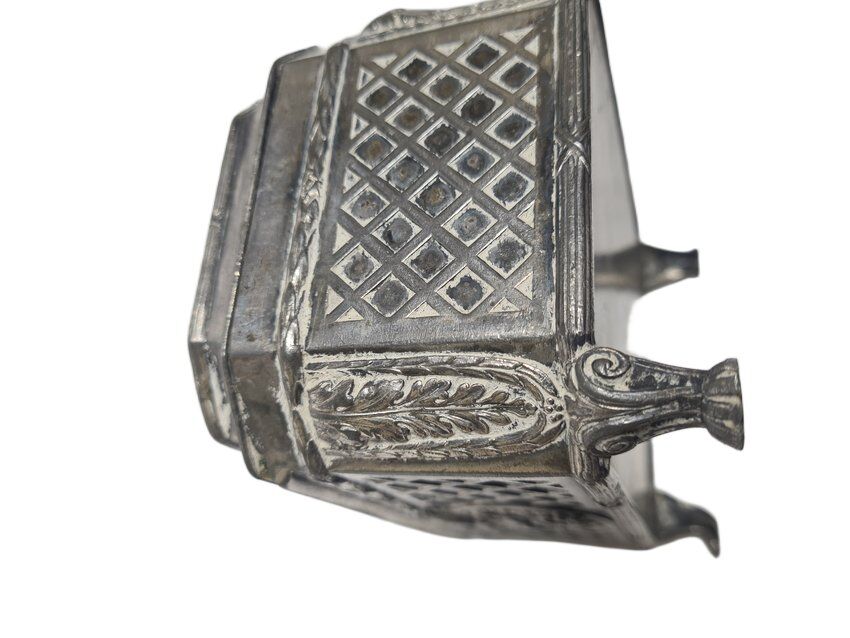 Eclectic German sugar bowl from WMF, 1890s