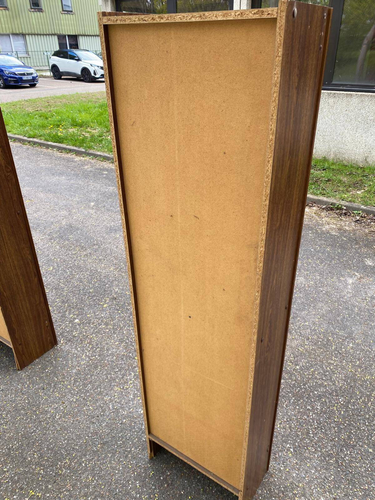 2 Louis XV wooden Bibus bookshelves from the 1990s.