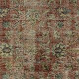 Turkish Anatolian Handmade Vintage Area Rug 204 cm x 114 cm