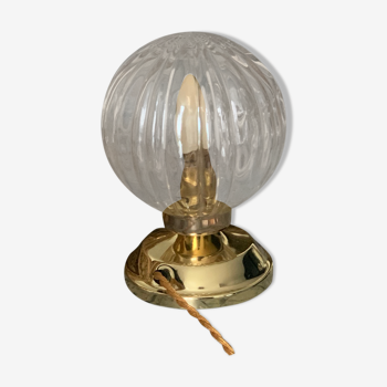 Lampe globe ancien