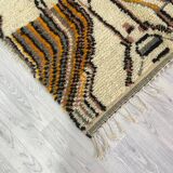 Handmade Moroccan Berber carpet 242 x 136 CM