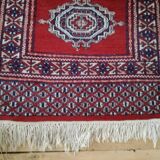 Afghan carpet knotted hand at the end of the 19th century 72x176cm