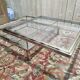 Table basse en verre par Willy Rizzo