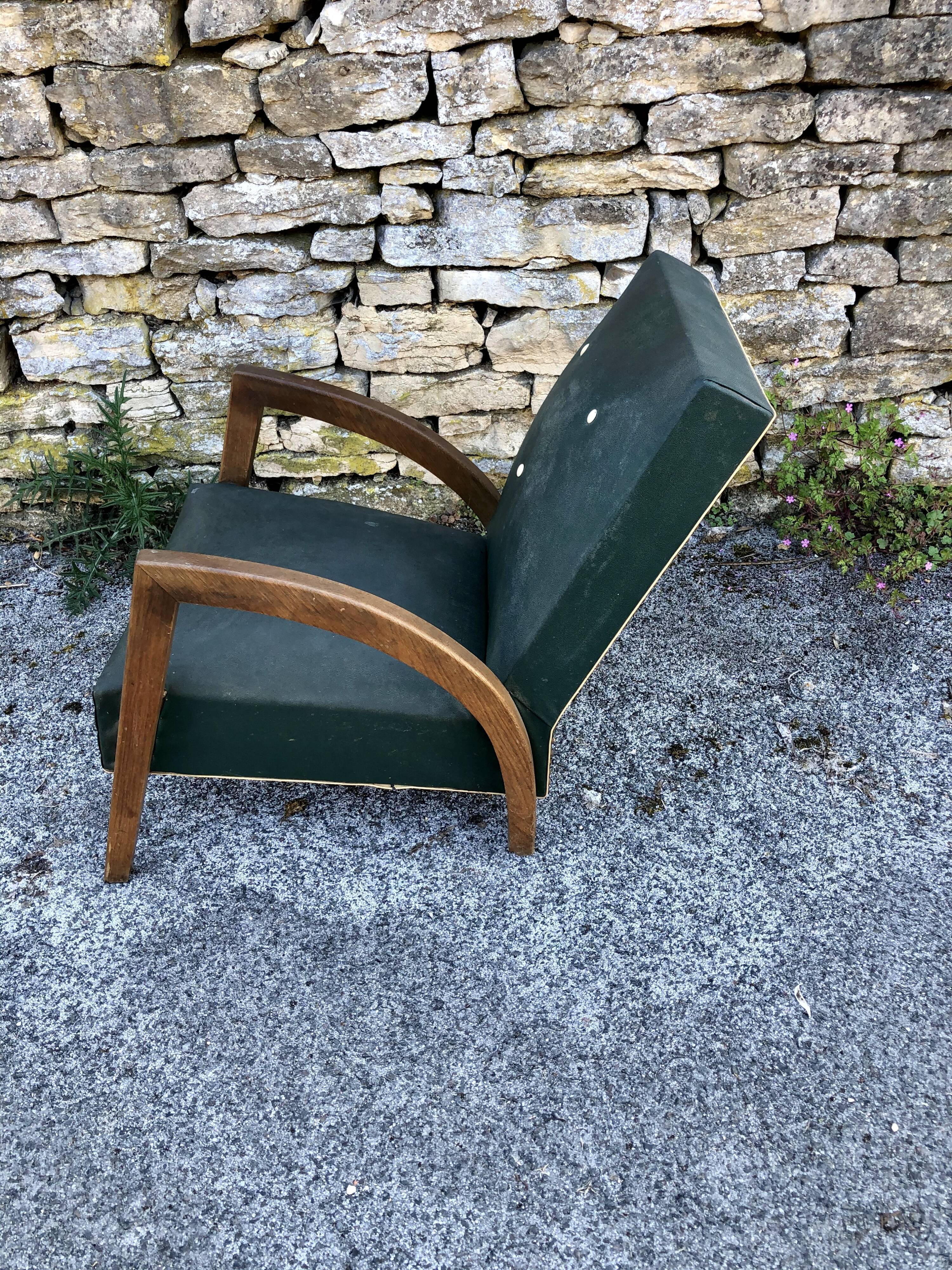 Vintage 1950s armchair