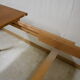 Scandinavian teak expandable table