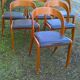 Chaises Baumann en skaï