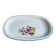 Vintage oval serving platter in white porcelain