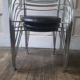 3 Silver Moon armchairs