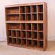 Old craft furniture - hotel with 27 burmese teak lockers