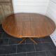 Vintage extendable round table from the 60s