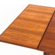Teak dining table with Scandinavian-style extensions - France, 1960
