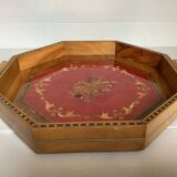Venetian style wooden tray