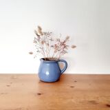 Old glazed blue sandstone pitcher