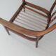 Fauteuils en bois de cerisier Wilhelm Knoll du milieu du siècle, Allemagne, années 1960