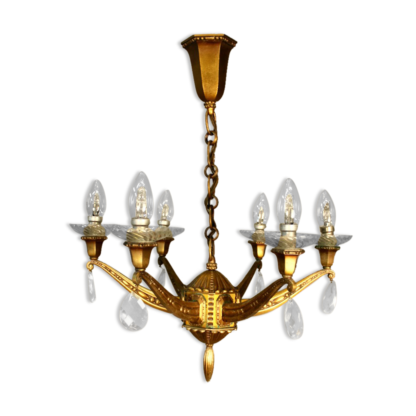 Bronze lustre at 6 arms of light