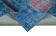 Handmade oriental contemporary 203 cm x 300 cm blue patchwork carpet