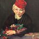 Oil on canvas: The Cherry Boy