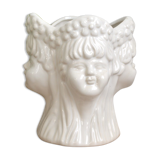 Anthropomorphic 4-face pot cover