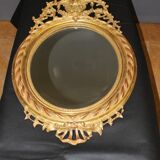 Napoleon III oval mirror 56x92cm