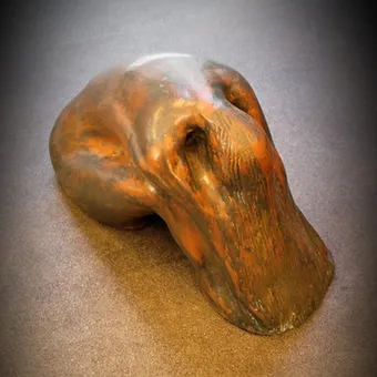 Earthen sculpture's body