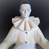 Resin night light with the character of Pierrot, h - 37 cm., 1950s