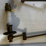 Paire d’appliques murales articulées- Georges W Hansen Metalart- 1950-