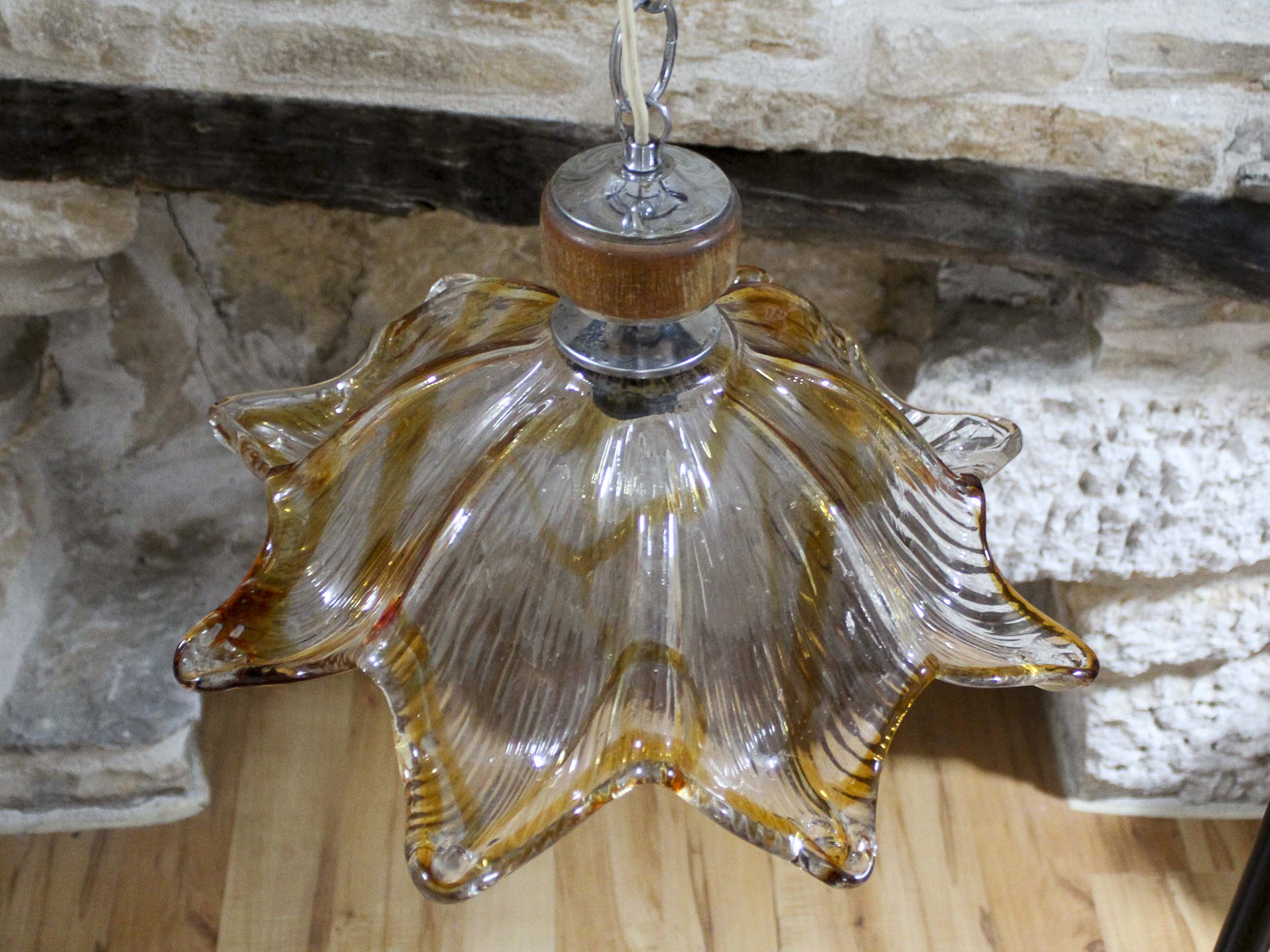 Murano glass pendant lamp 70s