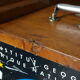 Caisse, cabinet de métier en bois vintage
