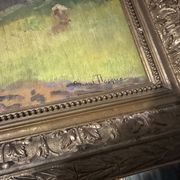 Painting on panel signed Raoul Dosque
