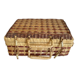 Wicker suitcase