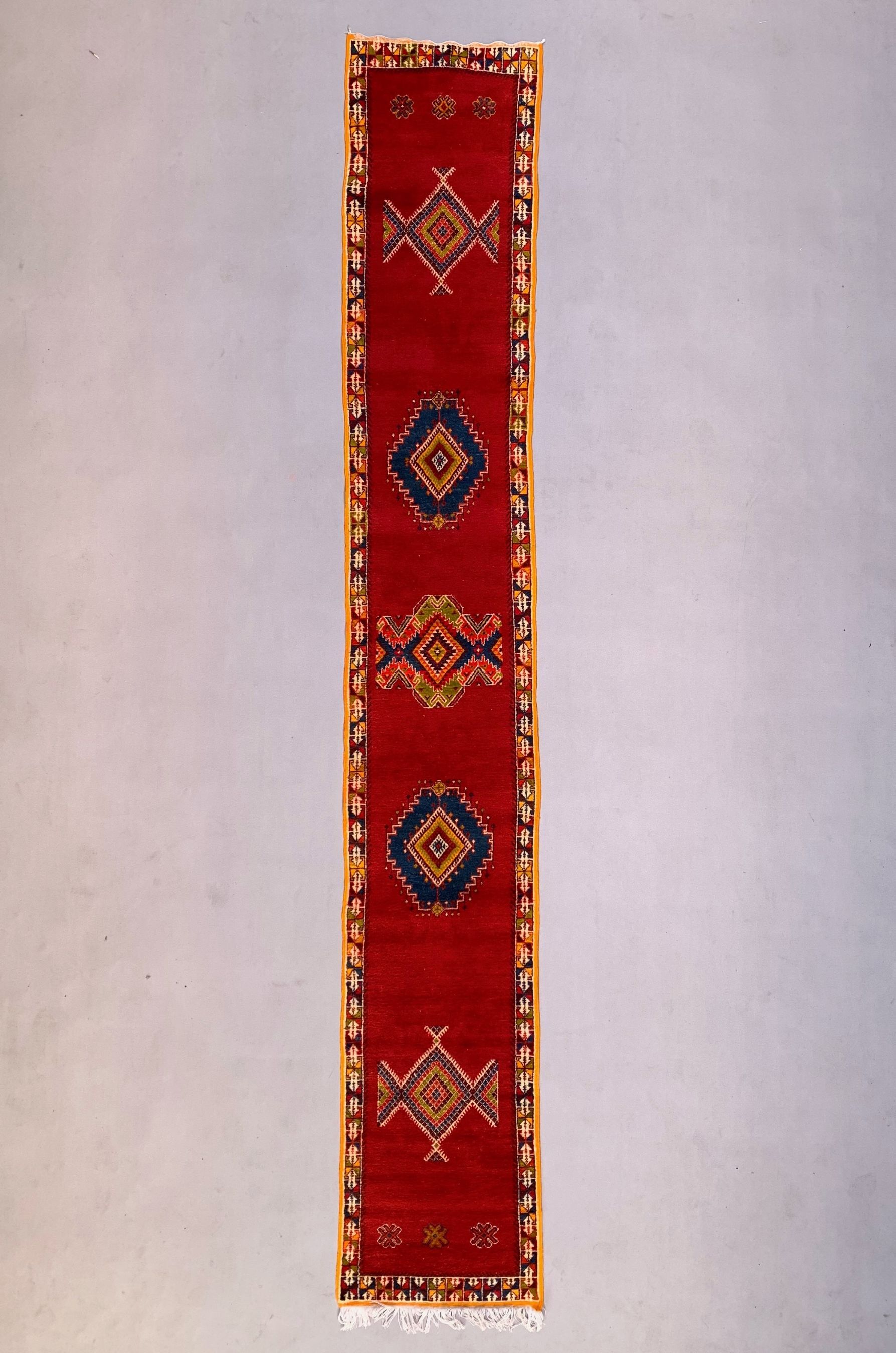 Vintage Moroccan Runner Rug 505x77 cm