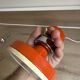 Eyeball Magnet Table Lamp – Orange & Chrome Metal (1970s)