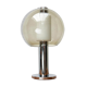 Floor lamp or globe table lamp in chrome and glass, mid-century space, 1960s.