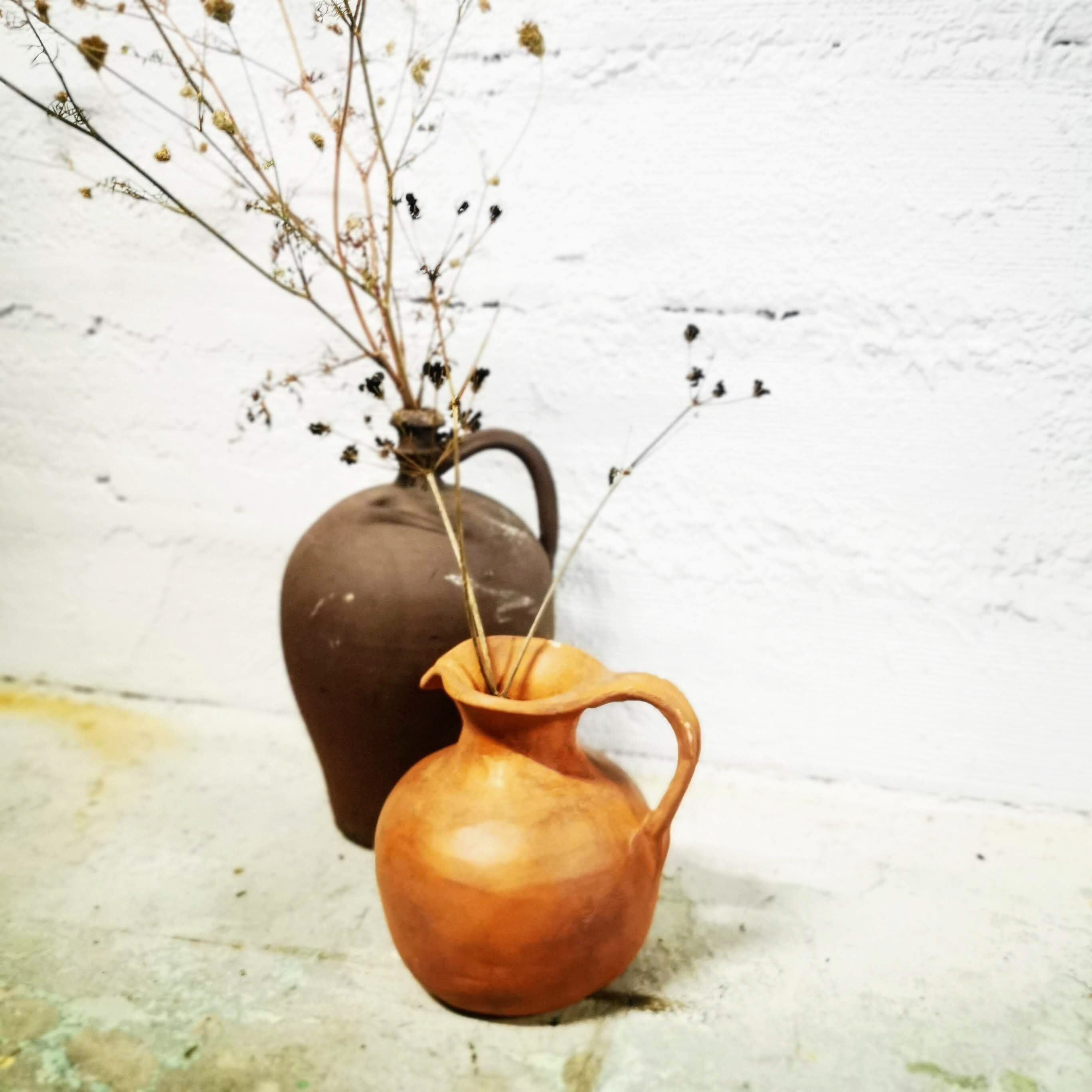 Terracotta pitcher