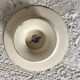 Dish, Bordeaux iron earth compote dish, clematis